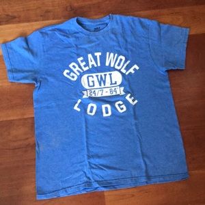 Either a work out shirt or pajama shirt